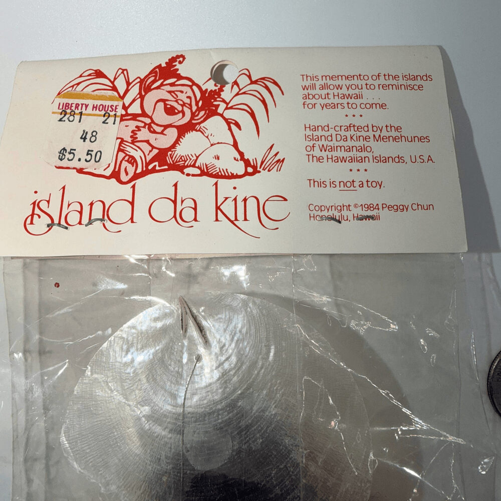 Vtg 1984 Island Da Kine Hawaii Christmas Ornament Seashell Macadamia Angel - Picture 3 of 6